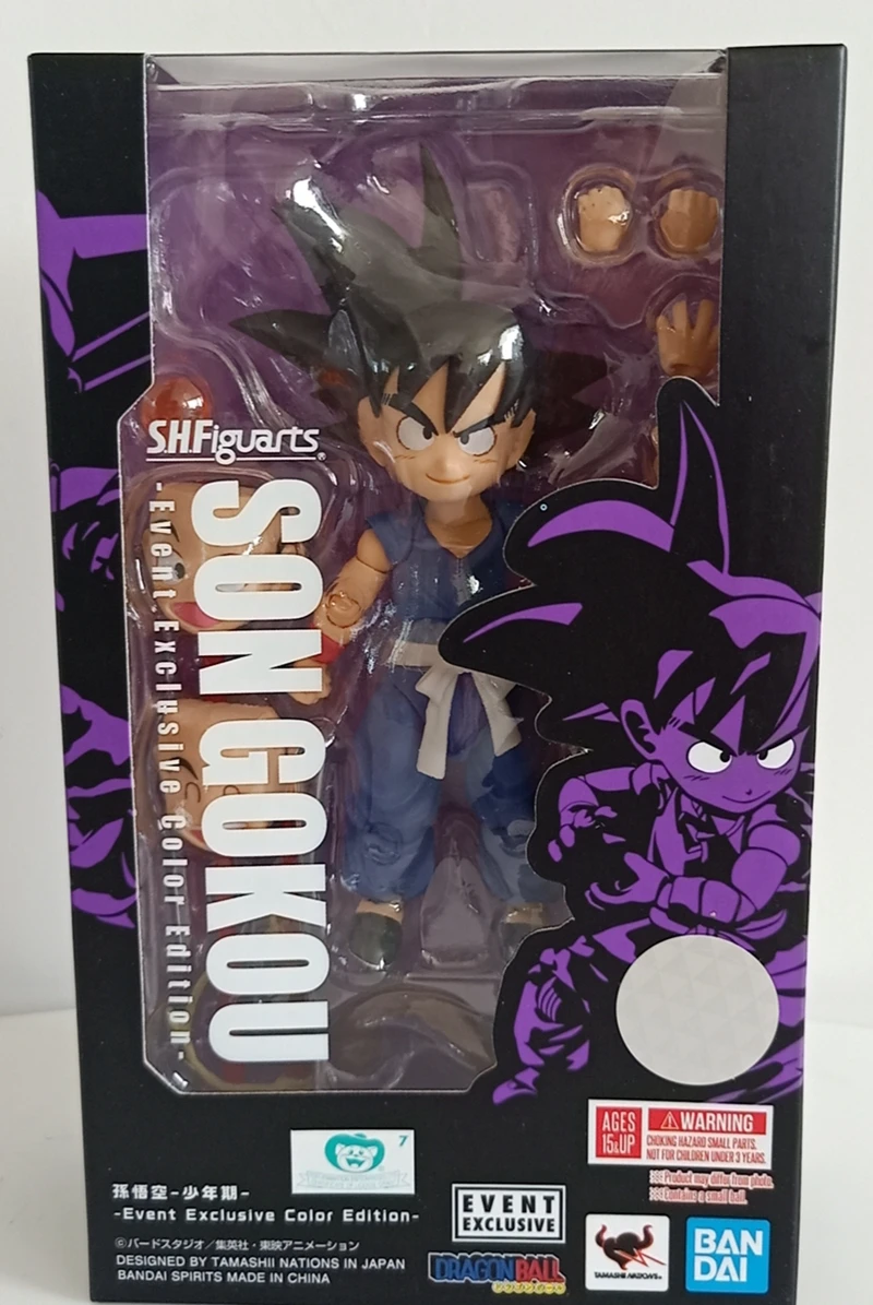 WSTXBD Original BANDAI 2019 CJ Dragon Ball Super SHF Event Exclusive Color Edition Kid Goku Figure Brinquedos Toys Figurals
WSTXBD Original BANDAI 2019 CJ Dragon Ball Super SHF Event Exclusive Color Edition Kid Goku Figure Brinquedos Toys Figurals