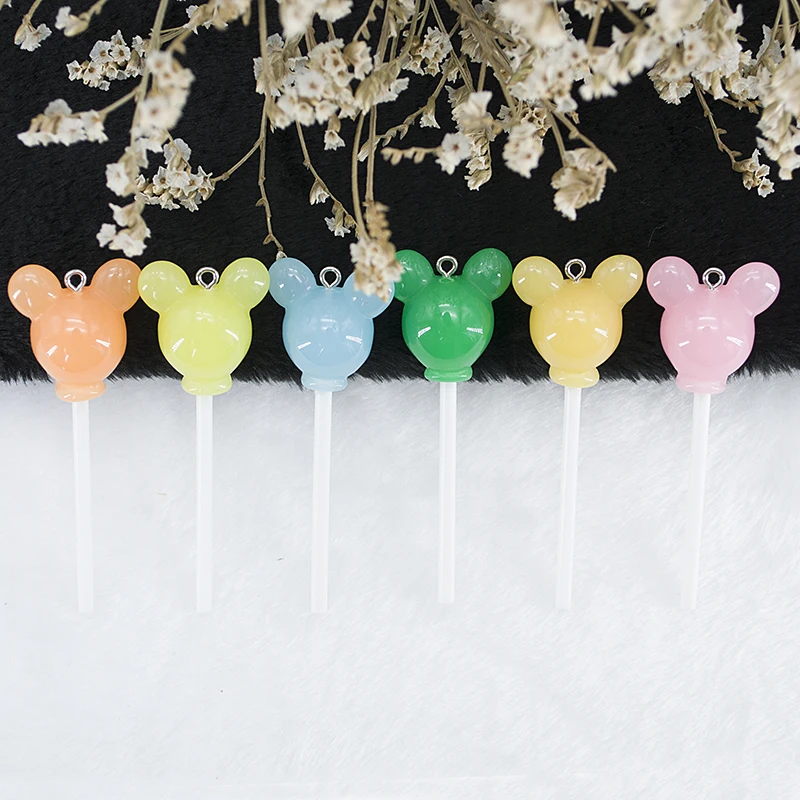 6pcs 69*23mm Resin Charms Cartoon Lollipop Candy Accessories For Keychain Pendant Necklace Diy Making Accept customization
6pcs 69*23mm Resin Charms Cartoon Lollipop Candy Accessories For Keychain Pendant Necklace Diy Making Accept customization