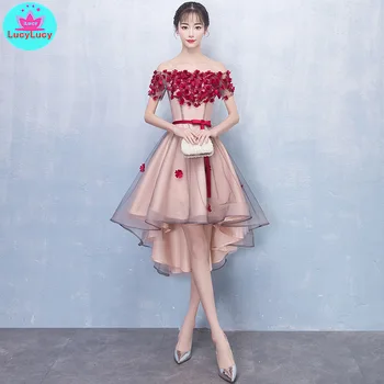 2020 new elegant word shoulder short short long party small dress female Off the Shoulder Knee-Length
2020 new elegant word shoulder short short long party small dress female Off the Shoulder Knee-Length