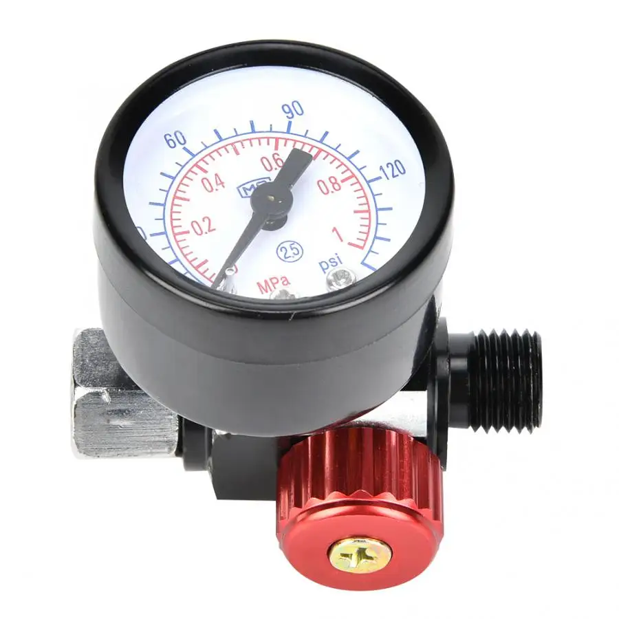 Air Regulator Digital Pressure Gauge BSP 1/4in Air Regulator Aluminium Alloy Pressure Gauge for Spray Gun Pneumatic Tester
Air Regulator Digital Pressure Gauge BSP 1/4in Air Regulator Aluminium Alloy Pressure Gauge for Spray Gun Pneumatic Tester