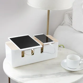 Oak Cover Power Cord Accept Box Concise Hollow Out Dissipate Heat Case Household Desktop Data Line Insert Plate Seat Arrangement 
Oak Cover Power Cord Accept Box Concise Hollow Out Dissipate Heat Case Household Desktop Data Line Insert Plate Seat Arrangement