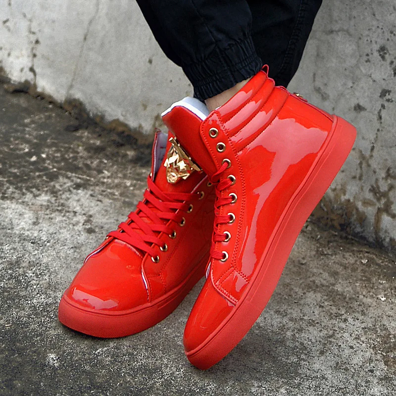 Four Seasons New Style Fashion Men Europe And America Street Fashion Hight-top Sports Casual Board Shoes MEN'S SHOES
Four Seasons New Style Fashion Men Europe And America Street Fashion Hight-top Sports Casual Board Shoes MEN'S SHOES