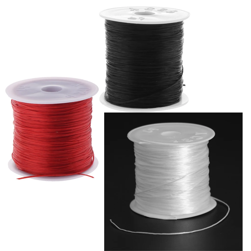 50 Meters Elastic Cord Crafting Cords for Jewelry Making Roll Organizer 50 Meters Elastic Cord Crafting Cords for Jewelry Making Roll Organizer