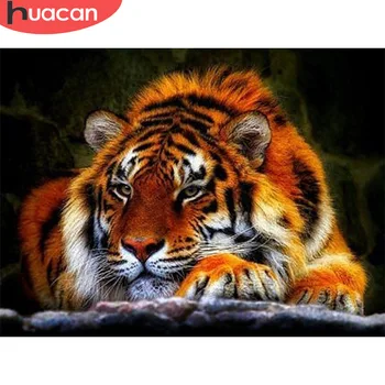 HUACAN 5D DIY Diamond Painting Tiger Full Square/Round Drill Diamond Embroidery Animals Mosaic Painting Decoration Home
HUACAN 5D DIY Diamond Painting Tiger Full Square/Round Drill Diamond Embroidery Animals Mosaic Painting Decoration Home