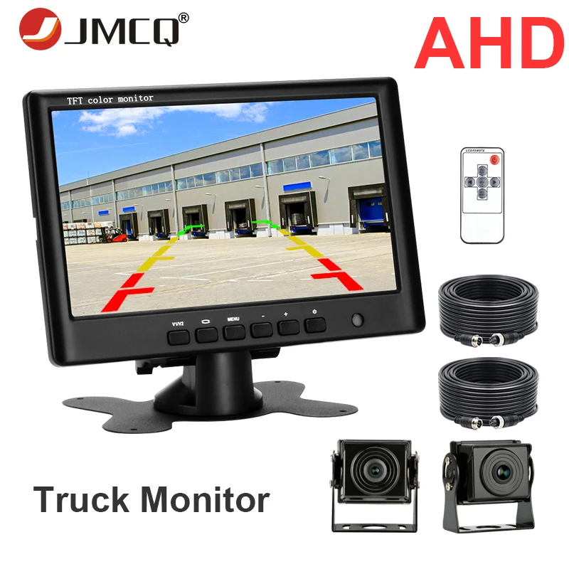 JMCQ 7 inch AHD Car Parking Monitor Rear view Vehicle Camera with Monitor IPS Screen Reverse Image Backup 4 pin Auto Camera
JMCQ 7 inch AHD Car Parking Monitor Rear view Vehicle Camera with Monitor IPS Screen Reverse Image Backup 4 pin Auto Camera