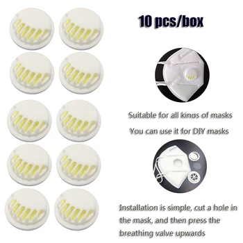 10PC Bicycle Riding Mask Filter Valve Mask Accessories Dustproof Mouth Mask PM2.5 Carbon Filter Anti Dust Pollution Valve
10PC Bicycle Riding Mask Filter Valve Mask Accessories Dustproof Mouth Mask PM2.5 Carbon Filter Anti Dust Pollution Valve