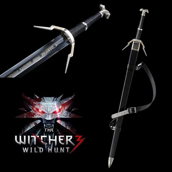 The witcher3:Wild Hunt Geralt of Rivia Cosplay Replica Silver Sword Game Stainless Steel EuropeanMedieval Blade New Version 
The witcher3:Wild Hunt Geralt of Rivia Cosplay Replica Silver Sword Game Stainless Steel EuropeanMedieval Blade New Version