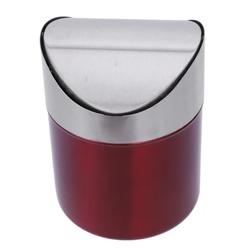 Stainless Steel 1.5L Mini Worktop Kitchen Waste Dust Bin Rubbish With Swing Lid Red
Stainless Steel 1.5L Mini Worktop Kitchen Waste Dust Bin Rubbish With Swing Lid Red