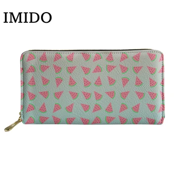Fashion Women's Brand Design Long Wallet Cute Fruit Watermelon Pattern PU Leather Waterproof Purse Travel Money Bags 2019
Fashion Women's Brand Design Long Wallet Cute Fruit Watermelon Pattern PU Leather Waterproof Purse Travel Money Bags 2019
