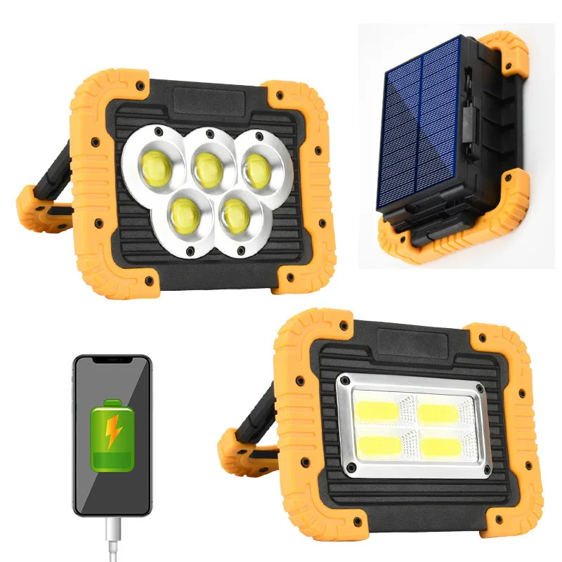 New Solar Spotlight USB Input and Output Multi-Function Work Light with Outdoor Emergency Camping Light
New Solar Spotlight USB Input and Output Multi-Function Work Light with Outdoor Emergency Camping Light