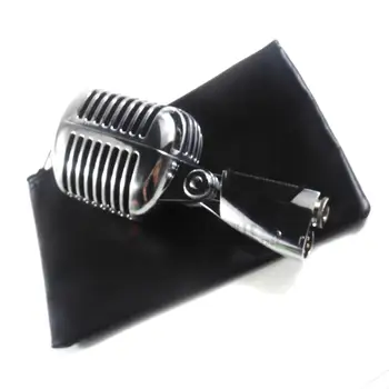 Silver Metal 55SH II Cardioid Dynamic Microphone Vocal Classical Vintage Style Karaoke Microphone for Shure 55SH Series Mi
Silver Metal 55SH II Cardioid Dynamic Microphone Vocal Classical Vintage Style Karaoke Microphone for Shure 55SH Series Mi