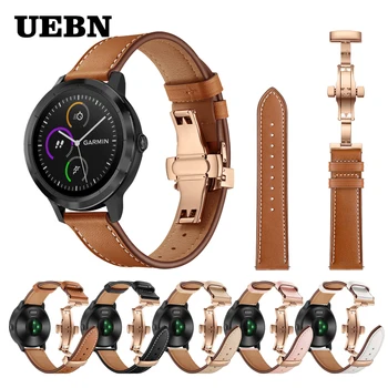 UEBN 20mm Rose Butterfly clasp Leather strap for Garmin Vivoactive 3 HR Venu/Garmin Move/Forerunner 245 265 Music Watchbands
UEBN 20mm Rose Butterfly clasp Leather strap for Garmin Vivoactive 3 HR Venu/Garmin Move/Forerunner 245 265 Music Watchbands