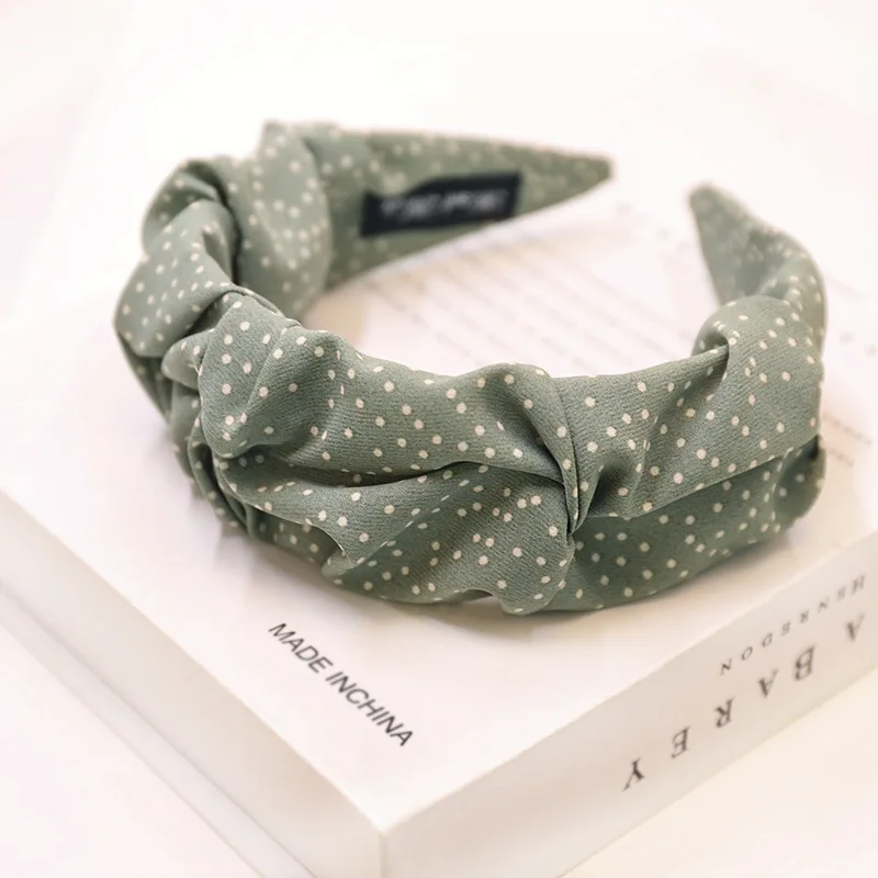New Fashion Simulated Pearl Hair Accessories Wide Side Headband Mix Pearls Baroque Hairband Knot Headwear
