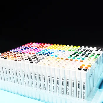TouchFIVE Marker 30/40/60/80/168 Colors Art Marker Set Oily Alcohol Based Sketch Markers Pen for Artist Drawing Manga Animation
TouchFIVE Marker 30/40/60/80/168 Colors Art Marker Set Oily Alcohol Based Sketch Markers Pen for Artist Drawing Manga Animation