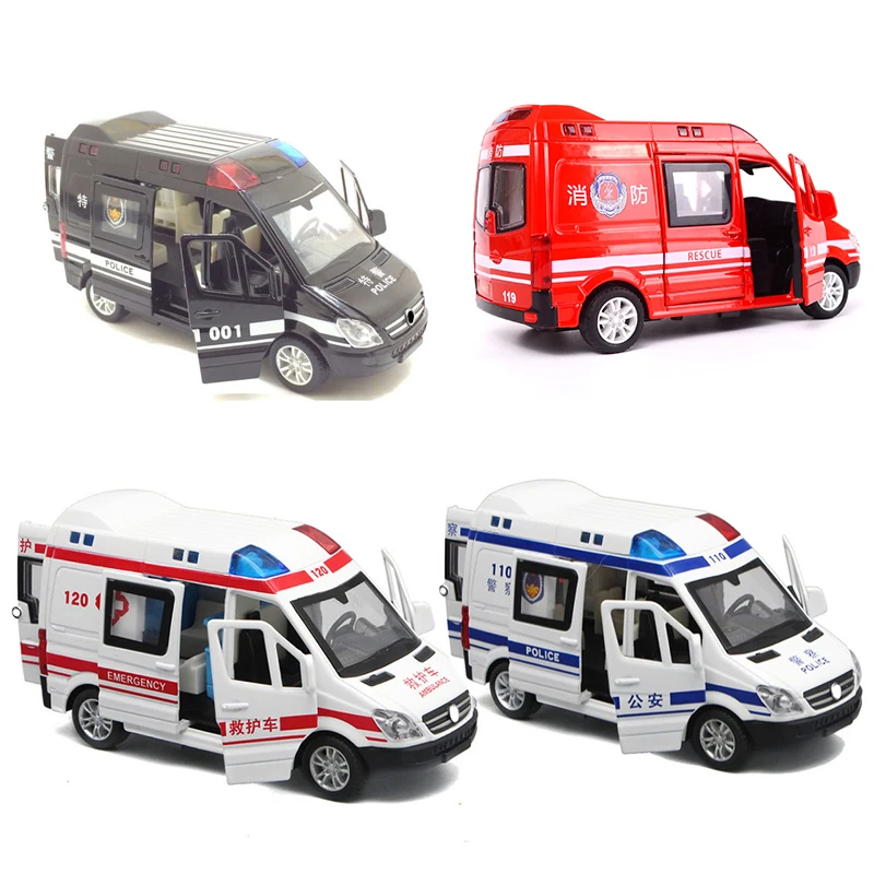1:32 Ambulance Police Cars Model Alloy Diecast Metal Pull Back Sound Light Children Toy Cars Fire Truck Vehicles Model Kids Gift
1:32 Ambulance Police Cars Model Alloy Diecast Metal Pull Back Sound Light Children Toy Cars Fire Truck Vehicles Model Kids Gift