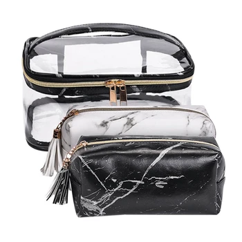Transparent PVC Cosmetic Bag Set Of 3 Waterproof Toiletries Storage Pouch with Metal Zipper Travel Makeup Organizer for Girl Wom
Transparent PVC Cosmetic Bag Set Of 3 Waterproof Toiletries Storage Pouch with Metal Zipper Travel Makeup Organizer for Girl Wom