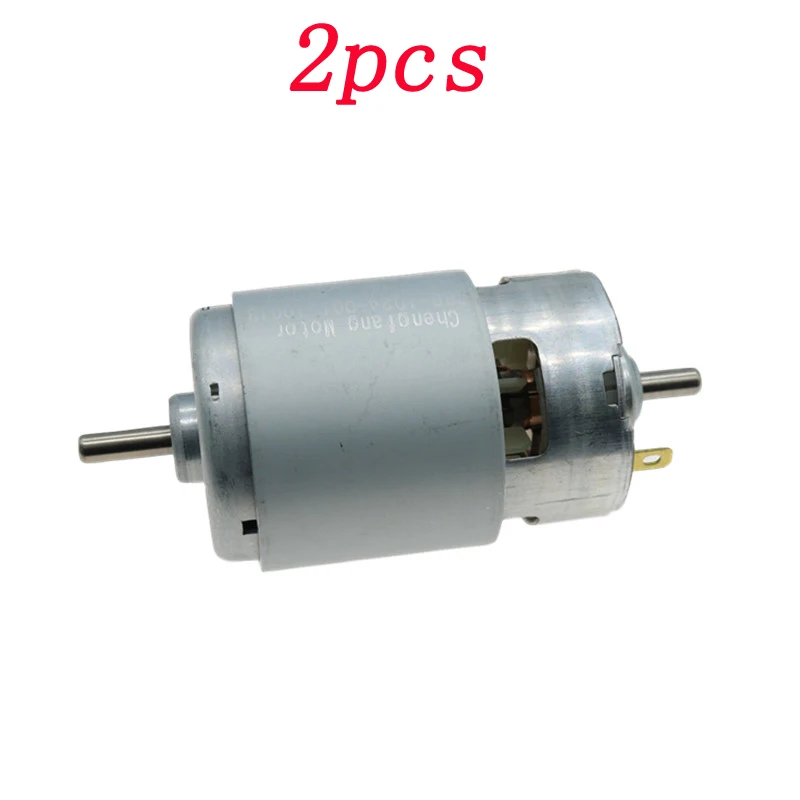2pcs DC 12V Double Output Shaft 775 Motor High-speed Large Torque Electric Tools Engine Replacement for DIY Model Hand Drill
2pcs DC 12V Double Output Shaft 775 Motor High-speed Large Torque Electric Tools Engine Replacement for DIY Model Hand Drill