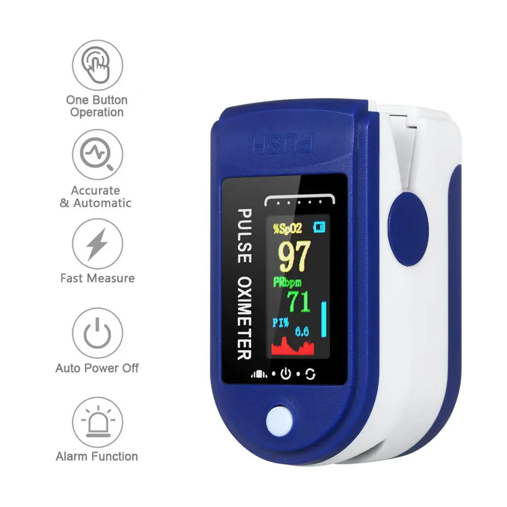 Blood Oxygen Monitor Finger Pulse Oximeter Oxygen Saturation Monitor Fast Shipping within 24hours (without Battery)
Blood Oxygen Monitor Finger Pulse Oximeter Oxygen Saturation Monitor Fast Shipping within 24hours (without Battery)