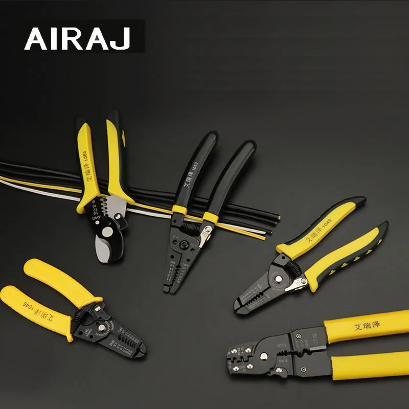 AIRAJ Multifunctional Wire Stripper Decrustation Pliers Multi tool Repair Tool Pliers Cable Wire Stripping Pliers Crimping Tool
AIRAJ Multifunctional Wire Stripper Decrustation Pliers Multi tool Repair Tool Pliers Cable Wire Stripping Pliers Crimping Tool