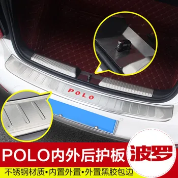 High quality for Volkswagen Polo 2019 Rear Bumper Protector Sill Trunk Rear guard Tread Plate Trim Car styling
High quality for Volkswagen Polo 2019 Rear Bumper Protector Sill Trunk Rear guard Tread Plate Trim Car styling