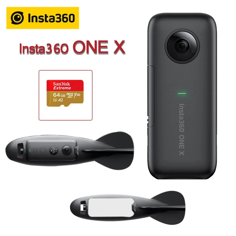 Original Insta360 ONE X Action Camera For Phone Drifter Flight Kit 5.7K Video 18MP Photo VR Mini Sport Waterproof Insta 360 ONEX |