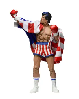 New Hot Classic Sylvester Boxer Movie 1976 Rocky With US National Flag NECA 7" Action Figure Toys Box
New Hot Classic Sylvester Boxer Movie 1976 Rocky With US National Flag NECA 7" Action Figure Toys Box