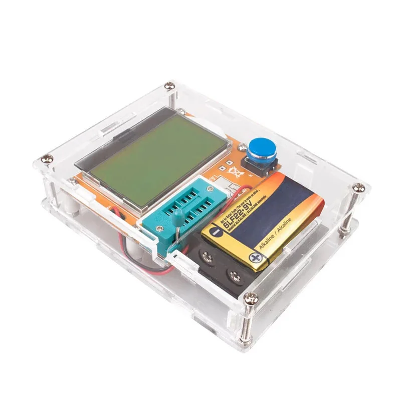 Тестер транзисторов тестер ESR Mega328 цифровой V2.68 емкость диода триода MOS/PNP/NPN LCR 12864