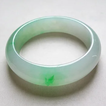 Natural Burmese Jadeite 54-64mm Light Green Bracelet Elegant Princess Jewelry Best Gift
Natural Burmese Jadeite 54-64mm Light Green Bracelet Elegant Princess Jewelry Best Gift