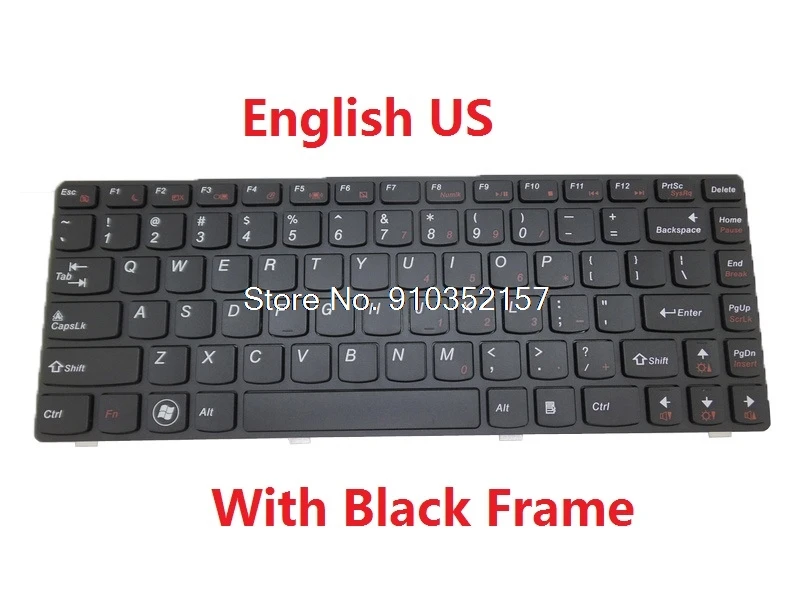 Клавиатура для ноутбука Lenovo Y480, Y485, Y480A, Y480M, Y480N, Y485P, английская, американская, латиноамериканская, LA, новинка 25207109
Клавиатура для ноутбука Lenovo Y480, Y485, Y480A, Y480M, Y480N, Y485P, английская, американская, латиноамериканская, LA, новинка 25207109