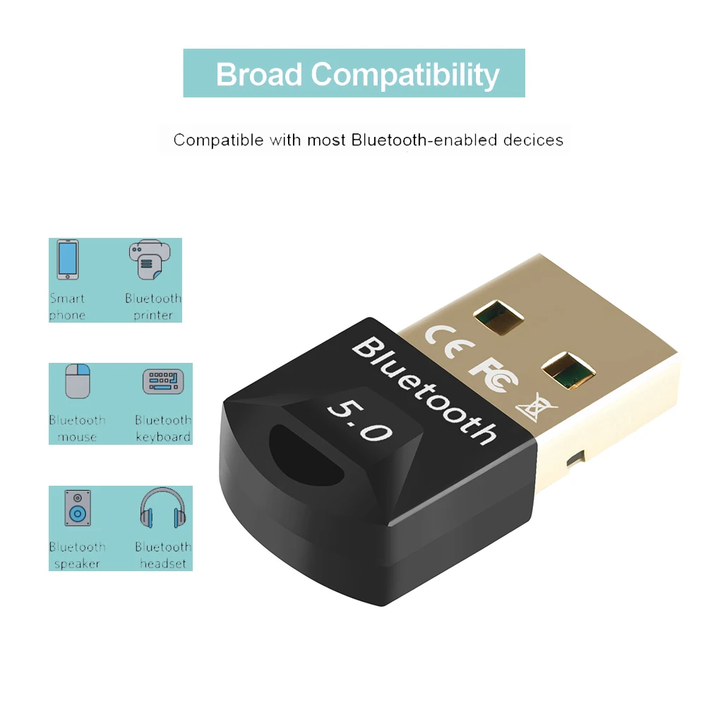 Wireless USB Bluetooth-Compatible Adapter 5.0 for Computer Bluetooth-Compatible Dongle USB for PC Adapter Receiver Transmitter
Wireless USB Bluetooth-Compatible Adapter 5.0 for Computer Bluetooth-Compatible Dongle USB for PC Adapter Receiver Transmitter