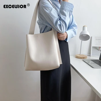 EXCELSIOR New Women's Bag PU Leather Shoulder Bags for Women 2020 Casual Single Handbag for Women Big Capacity Wide Strap Bags
EXCELSIOR New Women's Bag PU Leather Shoulder Bags for Women 2020 Casual Single Handbag for Women Big Capacity Wide Strap Bags