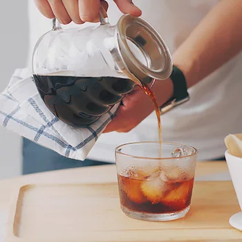 Glass Coffee Maker 350ml Coffee Dripper Pot V60 Pour Over Range Server Coffee Kettle Brewer Barista Percolator With Lid
Glass Coffee Maker 350ml Coffee Dripper Pot V60 Pour Over Range Server Coffee Kettle Brewer Barista Percolator With Lid