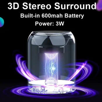 LED Mini Portable Wireless Bluetooth Speaker USB Music Sound Subwoofer Box MP3 SUBWOOFER For Driving home
LED Mini Portable Wireless Bluetooth Speaker USB Music Sound Subwoofer Box MP3 SUBWOOFER For Driving home