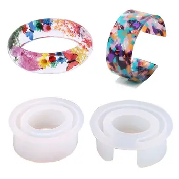 2Pcs Large Size Open Cuff Silicone Mold Jewelry Making Wide Bracelet Bangle DIY Resin Casting Mould Jewelry Tools
2Pcs Large Size Open Cuff Silicone Mold Jewelry Making Wide Bracelet Bangle DIY Resin Casting Mould Jewelry Tools