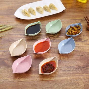 Multifunctional Japanese vinegar sauce dish Kitchen table Wheat straw leaf small dish Seasoning dish for snack plate
Multifunctional Japanese vinegar sauce dish Kitchen table Wheat straw leaf small dish Seasoning dish for snack plate
