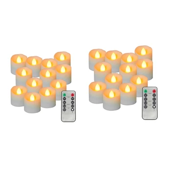12 creative LED candle lights, rechargeable remote control candle light lights simulate flame tea lights home wedding decoration
12 creative LED candle lights, rechargeable remote control candle light lights simulate flame tea lights home wedding decoration