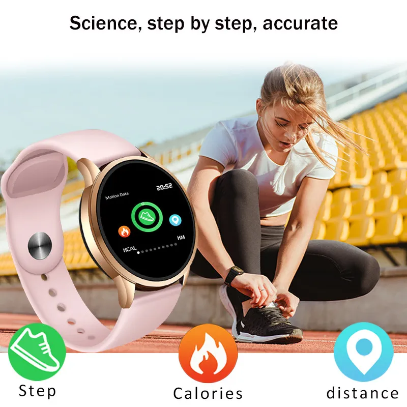LIGE фитнес трекер Смарт часы водонепроницаемые спортивные для IOS умные телефона