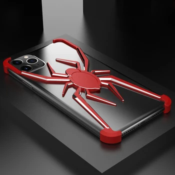 R-just Spider Metal Case For Iphone 11 Anti-fall Shockproof Aluminum Alloy Cover For iphone 11 Pro Max Metal Bumper Case Coque
R-just Spider Metal Case For Iphone 11 Anti-fall Shockproof Aluminum Alloy Cover For iphone 11 Pro Max Metal Bumper Case Coque