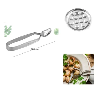 Set of Plate Dishes Tong Snail Escargot Snail Tong and 12 Compartment Holes
Set of Plate Dishes Tong Snail Escargot Snail Tong and 12 Compartment Holes