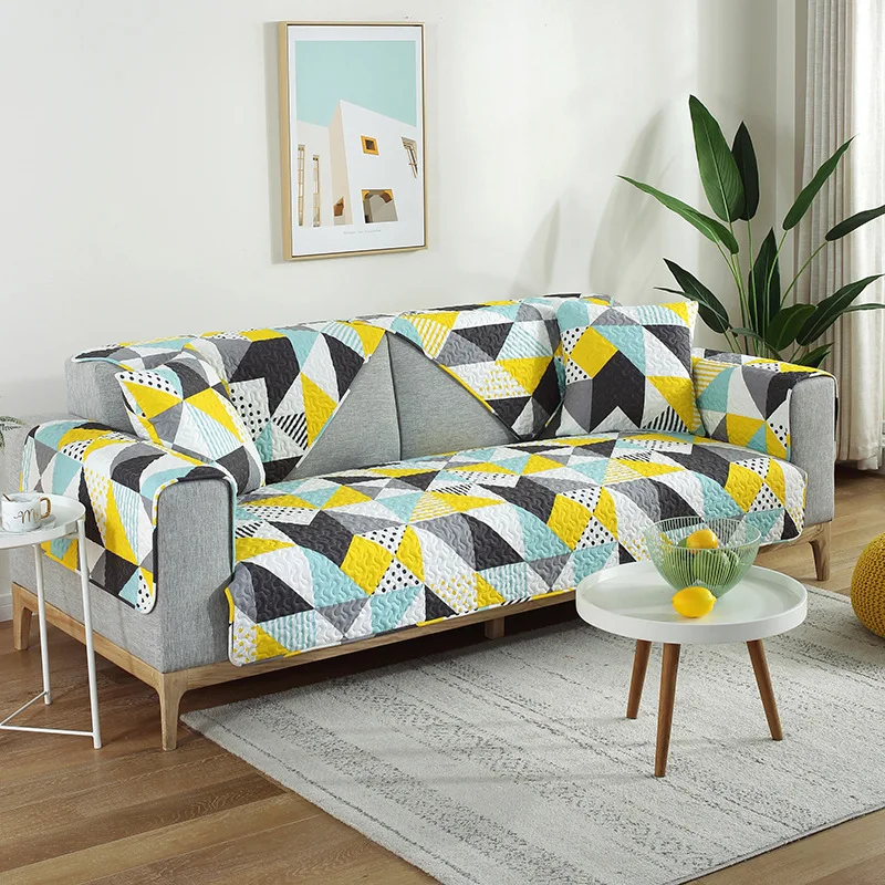 Cotton Simple Sofa Cushion Temperament Warm Living Room Universal Color Geometric Pattern Non Slip Sofa Cover Towel
Cotton Simple Sofa Cushion Temperament Warm Living Room Universal Color Geometric Pattern Non Slip Sofa Cover Towel