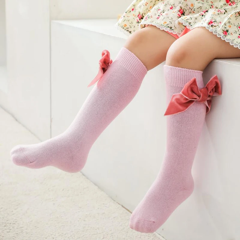 New Winter Toddlers Girls Socks With Bows Breathable Soft Children Cotton Sock Girls Knee High Sock Infant Baby Long Tube Socks
New Winter Toddlers Girls Socks With Bows Breathable Soft Children Cotton Sock Girls Knee High Sock Infant Baby Long Tube Socks
