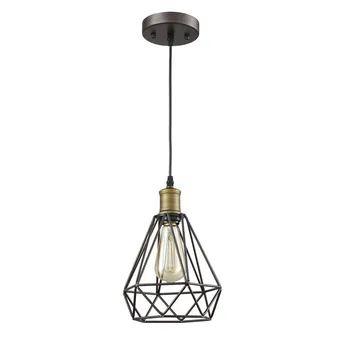 Vintage Industrial Style Hanging Lamp Metal Cage Ceiling Pendant Light Lamp Shades Chandelier Home Light Fixture Decor Luminaire 
Vintage Industrial Style Hanging Lamp Metal Cage Ceiling Pendant Light Lamp Shades Chandelier Home Light Fixture Decor Luminaire