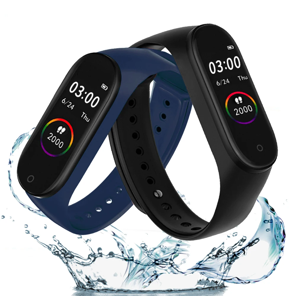 M4 Smart Bracelet Bluetooth Heart Rate Smart Wristband Monitor Blood Pressure Fitness Tracker Smartwatch Waterproof Sports Watch
M4 Smart Bracelet Bluetooth Heart Rate Smart Wristband Monitor Blood Pressure Fitness Tracker Smartwatch Waterproof Sports Watch