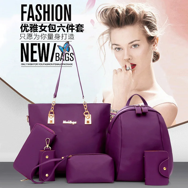 WOMEN'S Bag 2018 New Style Korean-style Nylon Different Size Bags Six Pieces Set Large Bag Portable Shoulder Bag a
WOMEN'S Bag 2018 New Style Korean-style Nylon Different Size Bags Six Pieces Set Large Bag Portable Shoulder Bag a