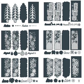 12pcs/Set Christmas Trees Hanging Ornament Gift Box Frames Metal Cutting Dies for DIY Scrapbooking Cards Crafts New 2019
12pcs/Set Christmas Trees Hanging Ornament Gift Box Frames Metal Cutting Dies for DIY Scrapbooking Cards Crafts New 2019