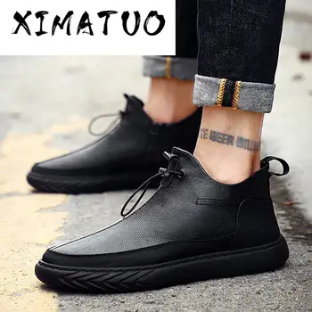 High Quality Genuine Leather Shoes Men Brand Footwear Non-slip Thick Sole Fashion Men's Casual Sneakers chaussure homme Sapato
High Quality Genuine Leather Shoes Men Brand Footwear Non-slip Thick Sole Fashion Men's Casual Sneakers chaussure homme Sapato