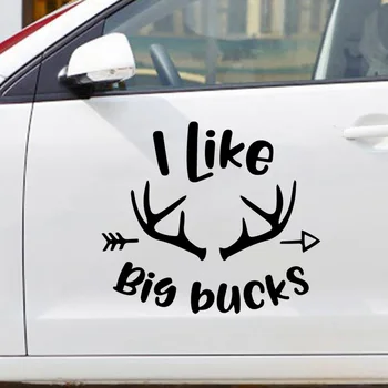 

NEW Antlers Car Stickers Waterproof Self-Adhesive Removable Car Sticker Scratch Cover Decal Auto Decoration