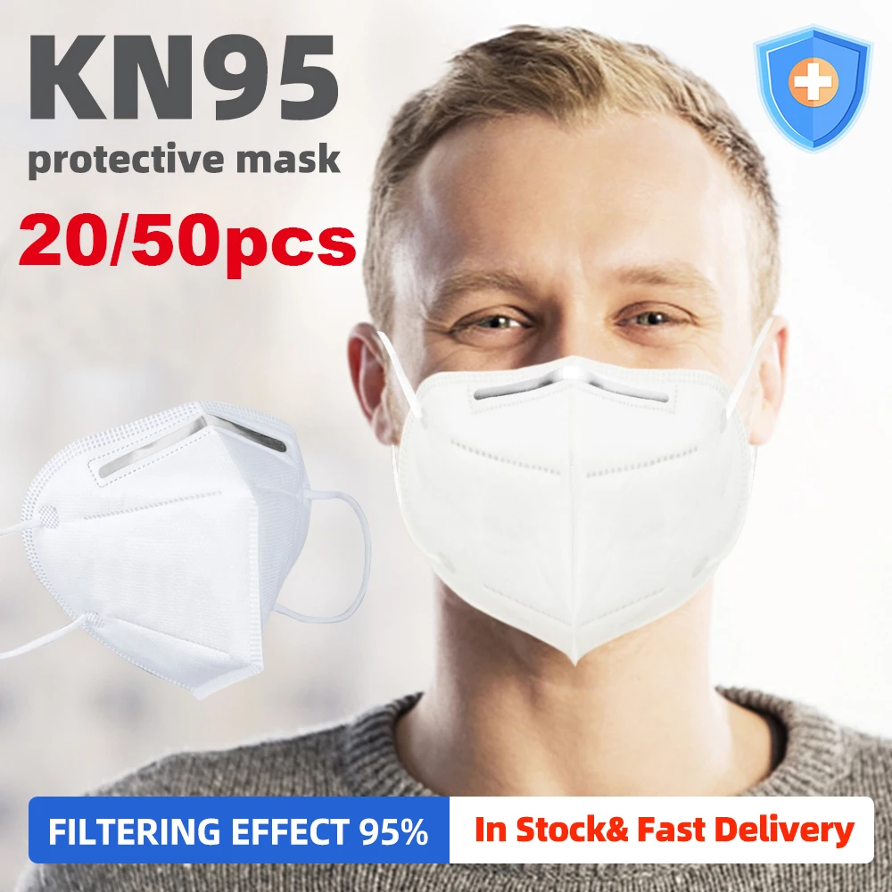 In Stock!!20/50PCS KN95 Mask CE Certificate Mouth Face Mask Dust Anti Infection Masks Respirator Same Protective as KN95 FFP2
In Stock!!20/50PCS KN95 Mask CE Certificate Mouth Face Mask Dust Anti Infection Masks Respirator Same Protective as KN95 FFP2