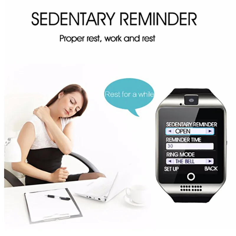 HOT SALE Touch Screen Smart Watch Q18 Women Smartbracelet With SIM TF Card Camera Dial Answer Multiple dials Smartwatch Android
HOT SALE Touch Screen Smart Watch Q18 Women Smartbracelet With SIM TF Card Camera Dial Answer Multiple dials Smartwatch Android