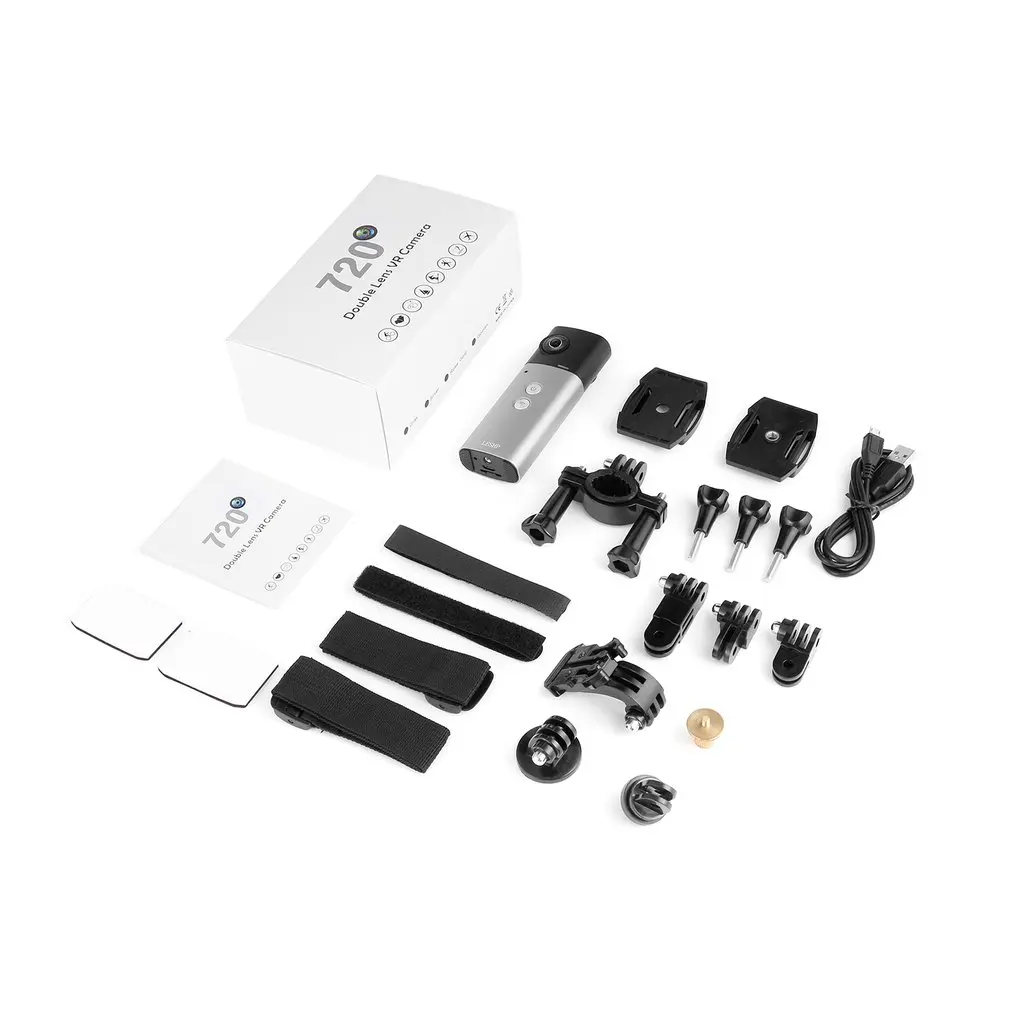 VR Camera 360 Degree Panoramic View Wifi Dual 210 degree Lenses Spherical Video Image Real Time Seamless Recorder 30FPS 8MP
VR Camera 360 Degree Panoramic View Wifi Dual 210 degree Lenses Spherical Video Image Real Time Seamless Recorder 30FPS 8MP